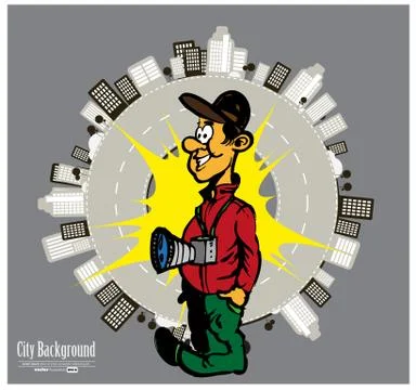 Photographer Vector Illustration