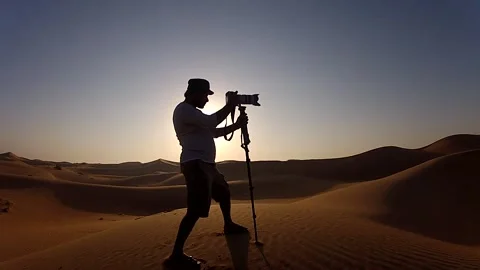 Photographer at work Stock Footage 255994412