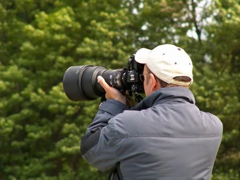 Photographer at work Stock Photos