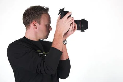 Photographer at work Stock Photos
