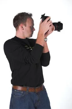 Photographer at work Stock Photos
