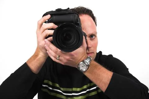 Photographer at work Stock Photos