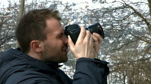 Photographer working Stock Footage 47768801