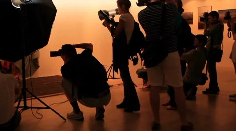 Photographers Stock Footage 7757545