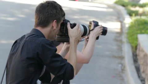 Photographers 스톡 동영상 10726350