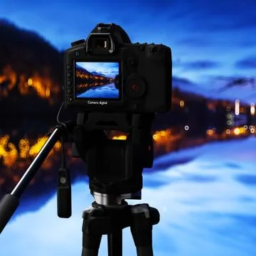 Photographers. Stock Illustration