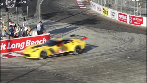 Photographers at work during the 2014 Long Beach Grand Prix Stock Footage 145012832