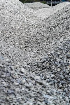 Photographic insights construction material processing in an urban environm.. Stock Photos
