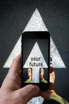 Photographig your future Stockfoto's