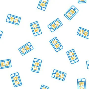 Photographing documents viewfinder vector seamless pattern イラスト素材