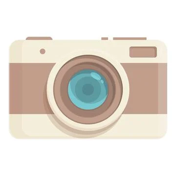 Photography camera icon cartoon vector. Digital photo イラスト素材