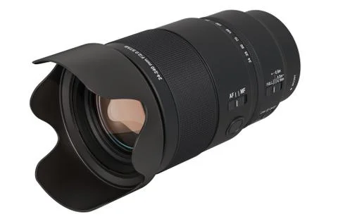 Photography camera lens, 3D rendering Stock Illustration