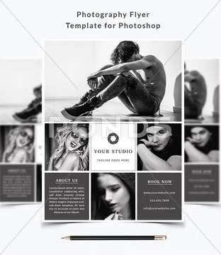 Photography Flyer Template PSD-Vorlage