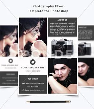 Photography Flyer Template Modello PSD