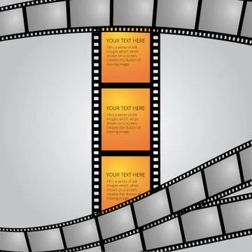 Photography frame Illustrazione stock