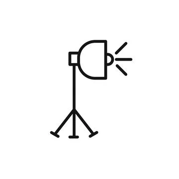 Photography lighting icon vector set collection for web 스톡 일러스트