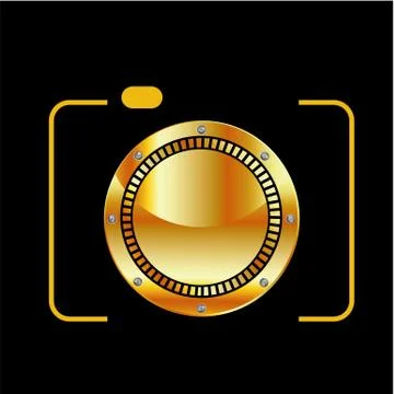  photography logo Stock Illustration