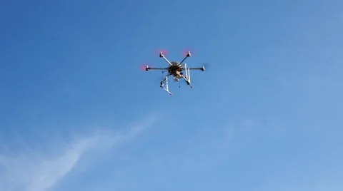 Photography multirotor helicopter Stock Footage 40625488