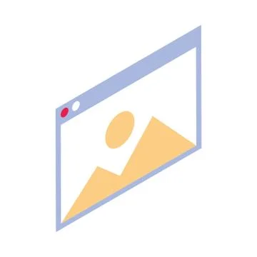 Photography with objects on white background Stock Illustration