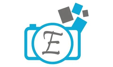 Photography Service Initial E Stock-Illustration
