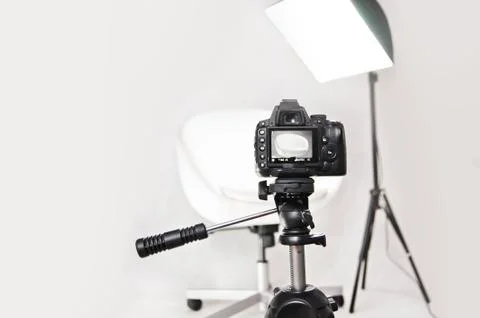 Photography studio interior - camera ready Stock Photos