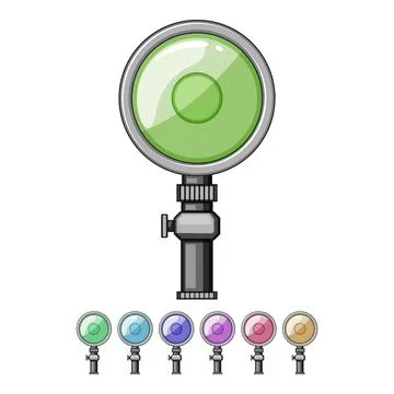 Photography studio light cartoon vector graphic Stock Illustration