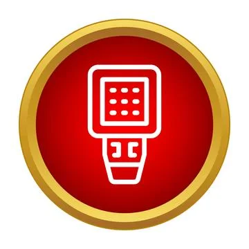 Photography studio light flash hot shoe icon Stock Illustration