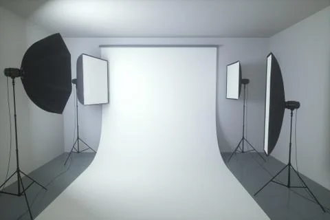 Photography Studio Seamless Background Stock Illustration