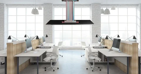 Photography Studio Virtual Set Stock Footage 119327322