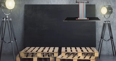 Photography Studio Virtual Set Stock Footage 119327404