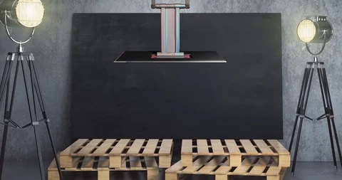 Photography Studio Virtual Set Stock Footage 119327438