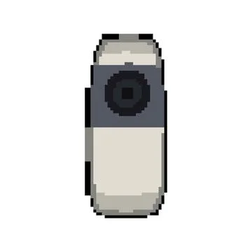 Photography table camera pixel art vector illustration 스톡 일러스트