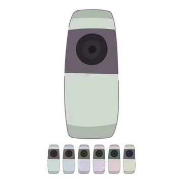 Photography table camera vector cartoon graphic Stock Illustration