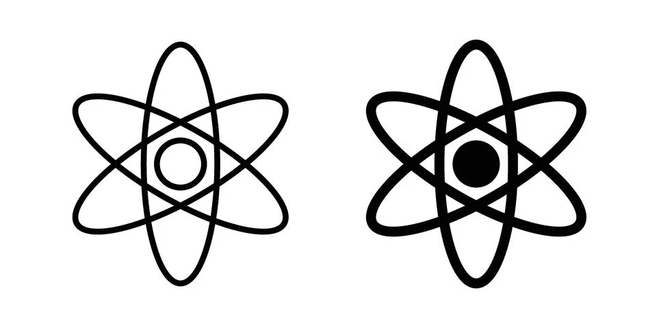Photon icon set, collection of vector icons Stock Illustration