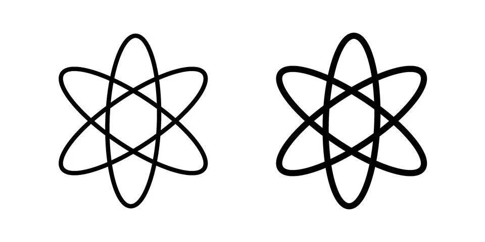 Photon icon set. Vector EPS 10 Stock Illustration