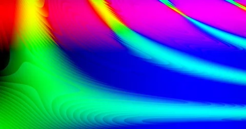 Photon Storm, Rainbow morphing lines. Stock Footage 274161904