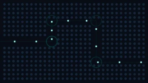 Photonic Crystal Waveguide Light Bending Lattice with total internal ref 4K Loop Видео 345961246