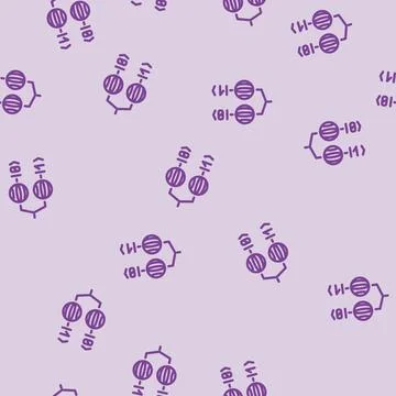 Photonic qubit quantum computer line vector seamless pattern Stock Illustration