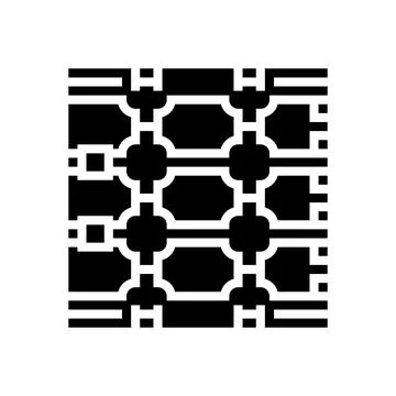 Photonics quantum technology glyph icon vector illustration Stock Illustration