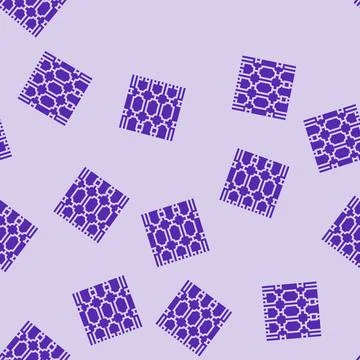 Photonics quantum technology glyph seamless pattern Illustrazione stock