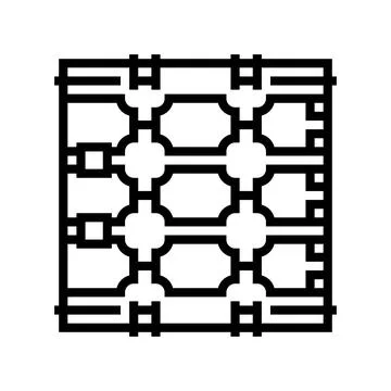 Photonics quantum technology line icon vector illustration 스톡 일러스트