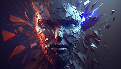 Photorealistic 4k abstract background Generated AI Stock Illustration
