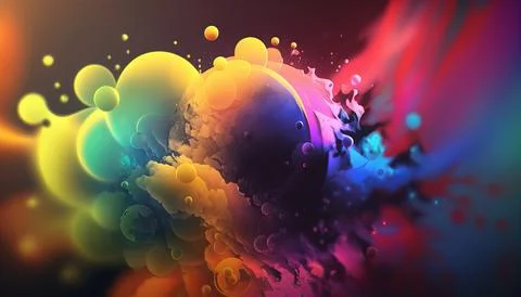 Photorealistic 4k abstract background Generated AI Stock Illustration