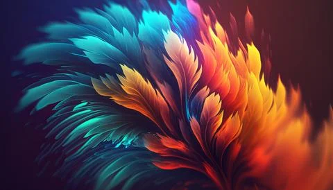 Photorealistic 4k abstract background Generated AI Stock Illustration