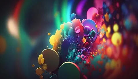 Photorealistic 4k abstract background Generated AI Stock Illustration