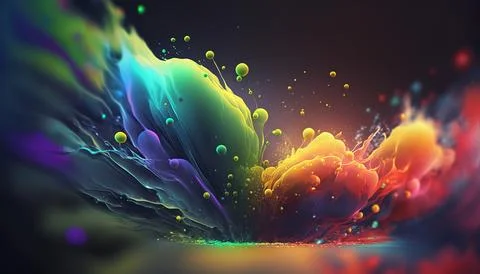 Photorealistic 4k abstract background Generated AI Stock Illustration