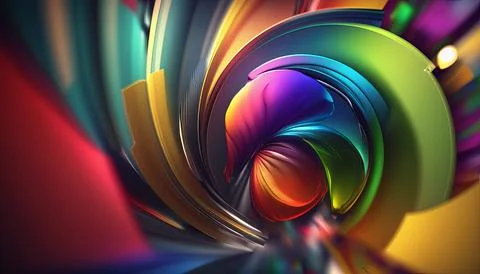 Photorealistic 4k abstract background Generated AI Stock Illustration