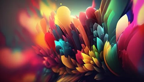 Photorealistic 4k abstract background Generated AI Stock Illustration