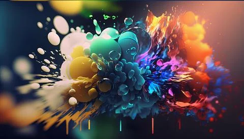 Photorealistic 4k abstract background Generated AI Illustrazione stock