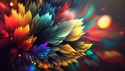Photorealistic 4k abstract background Generated AI Stock Illustration